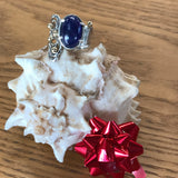 Powerful Sapphire Cabochon Ring