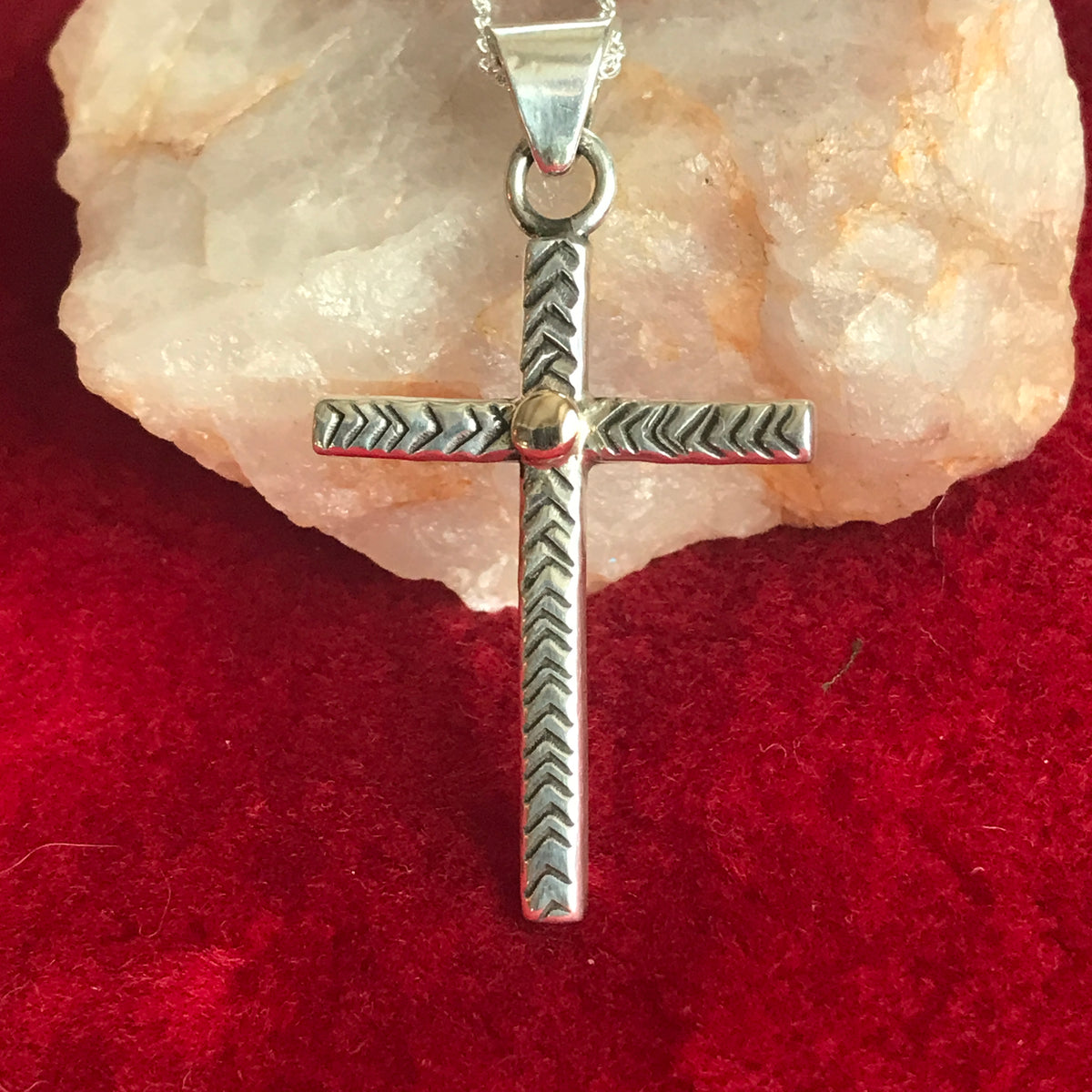 アクセサリー No.42 00s cross necklace gunda handmad 202-