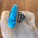 Gorgeous Vintage Turquoise in Custom 925 Silver Ring
