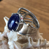 Powerful Sapphire Cabochon Ring